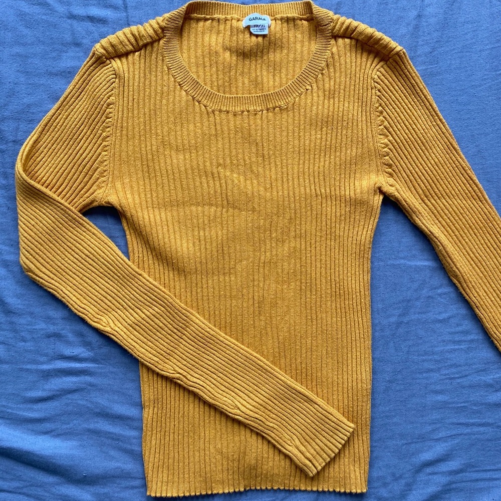 Garage, Mustard yellow, long sleeve shirt